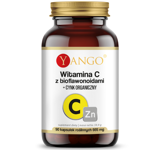 Yango Witamina C bioflawonoidy, kapsułki, 90 kaps.