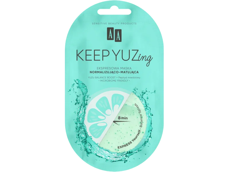 AA Keep Yuzing ekspresowa maska normalizująco-matująca, 7 ml