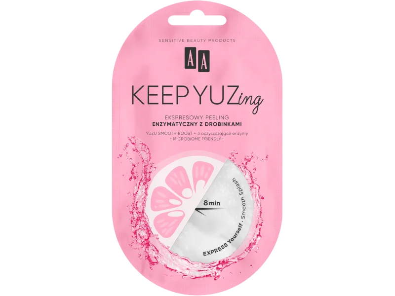 AA Keep Yuzing ekspresowy peeling enzymatyczny z drobinkami, 7 ml