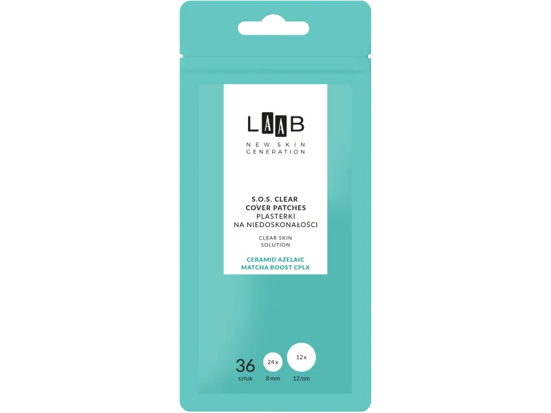 AA Laab Clear Skin Solution S.O.S. Clear Cover Patches, plasterki, 36 szt.