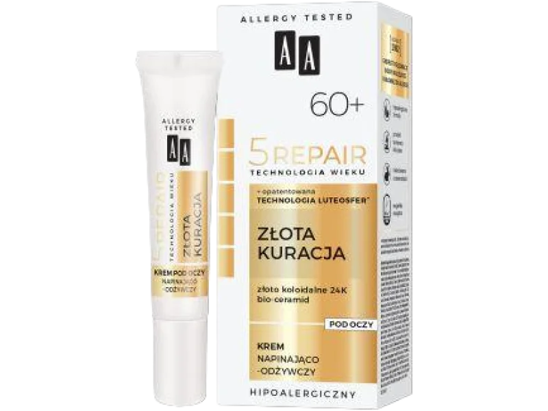 AA Technologia Wieku 5Repair 60+ krem pod oczy napinająco-odżywczy, 15 ml
