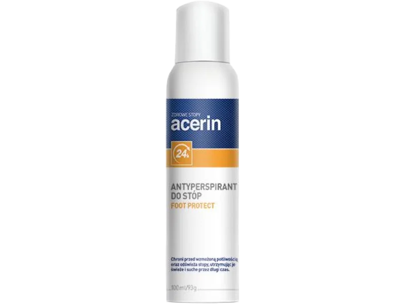 ACERIN FOOT PROTECT Antyperspirant przeciw poceniu stóp, aerozol, 100 ml