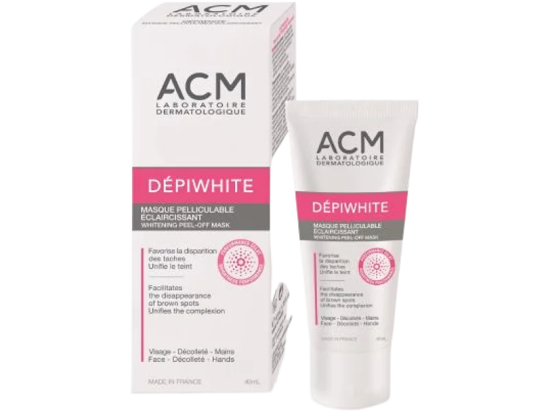 ACM DEPIWHITE Maska wybielająco-peelingująca, 40 ml