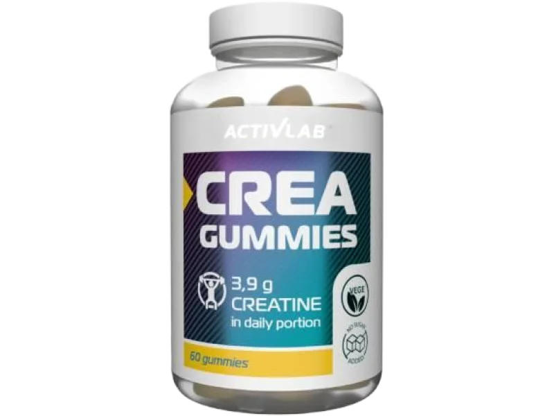ACTIVLAB Crea Gummies kreatyna, smak cytryna-limonka, żelki, 4,5 g, 60 żelki