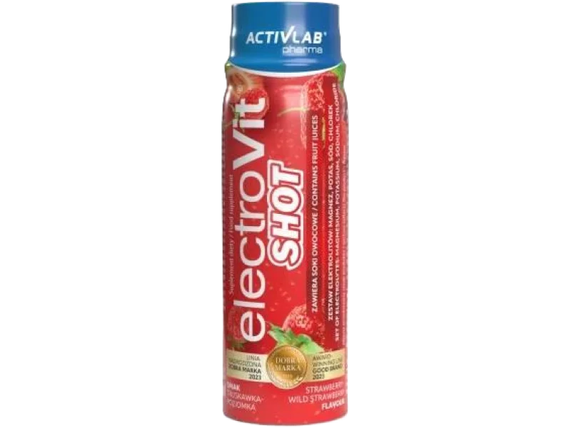 ACTIVLAB ElectroVit Shot o smaku truskawkowo-poziomkowym, płyn, 80 ml