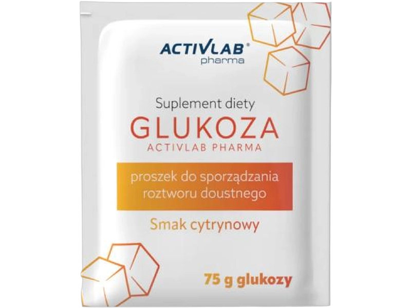 Activlab Glukoza, cytryna, proszek, 75 g