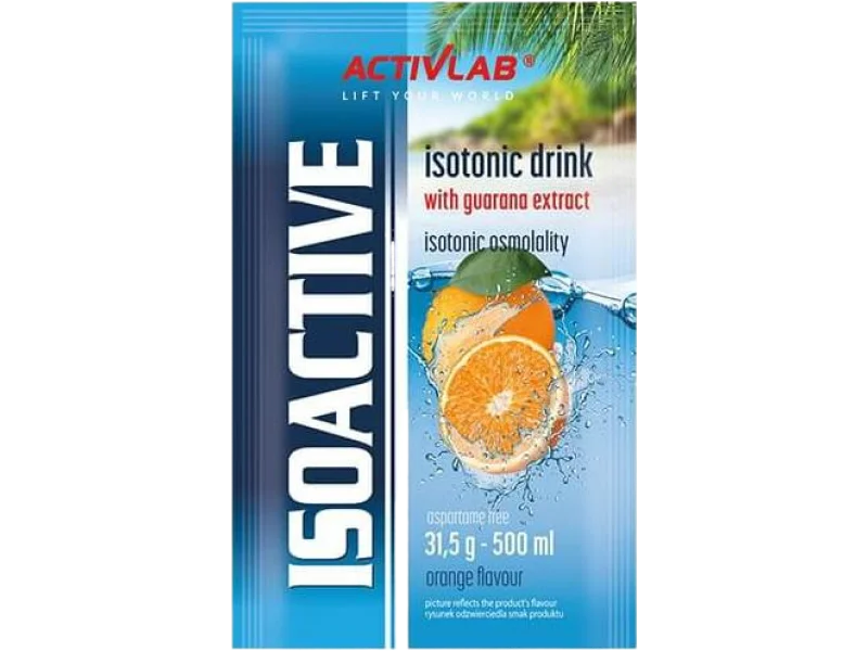 ACTIVLAB ISOACTIVE Koncentrat napoju izotonicznego o smaku pomarańczowym, proszek, 31,5 g