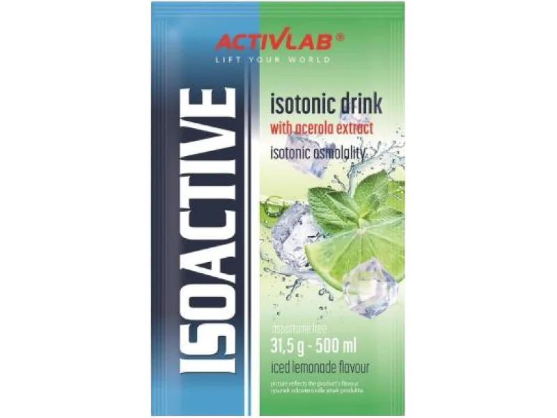 ACTIVLAB ISOACTIVE Napój izotoniczny Lemoniada mrożona, proszek, 31,5 g