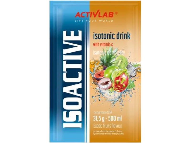 ACTIVLAB ISOACTIVE Napój izotoniczny Owoce egzotyczne, proszek, 31,5 g