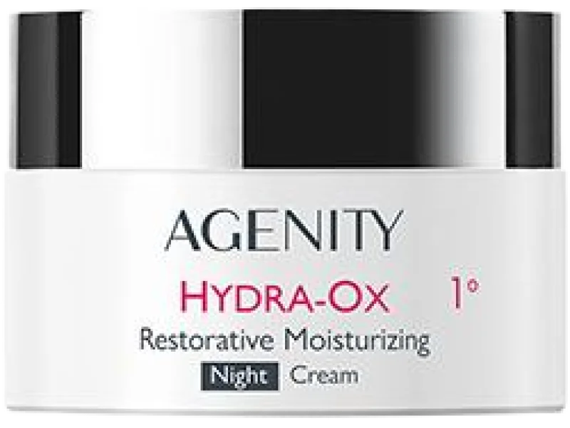 Agenity Hydra-Ox Odbudowujący krem nawilżający na noc, 50 ml