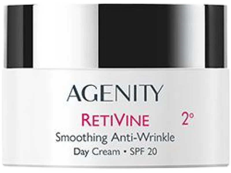 AGENITY RetiVine 2° Wygładzający krem Przeciwzmarszczkowy na dzień SPF 20, 50 ml