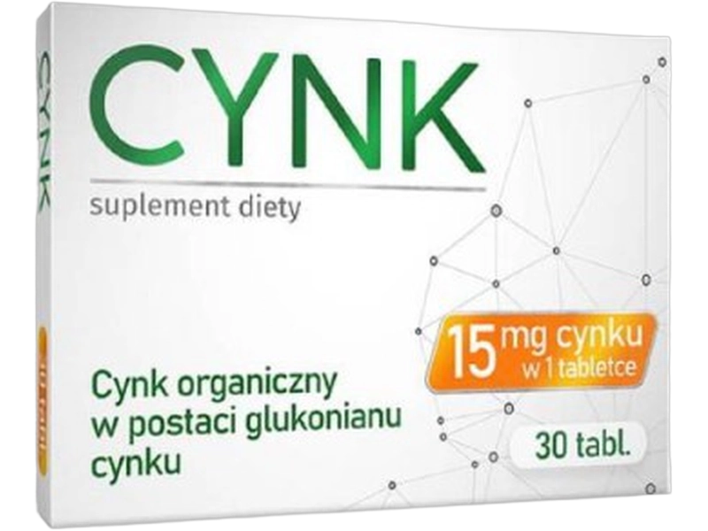 Alg Pharma Cynk, tabletki, 15 mg, 30 tabl.