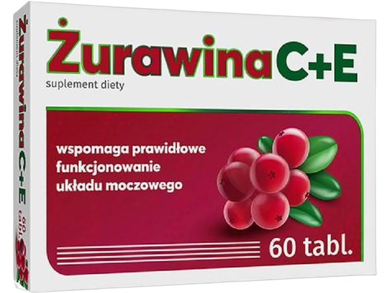 Alg Pharma Żurawina C+E, tabletki, 60 tabl.