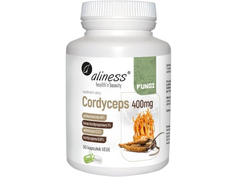 Aliness Cordyceps, kapsułki, 90 kaps.