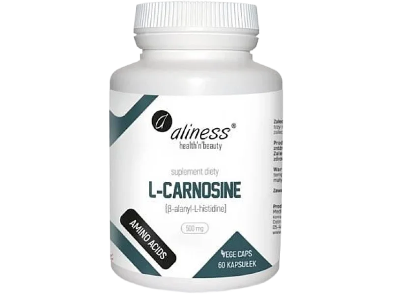 Aliness L-Carnosine, kapsułki, 500 mg, 60 kaps.