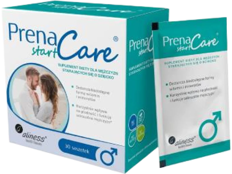 Aliness PrenaCare START dla mężczyzn, saszetki, 30 szt.