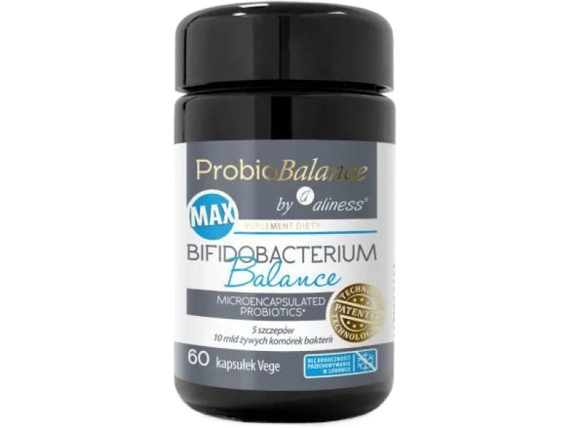 Aliness ProbioBalance Bifidobacterium Balance Max, kapsułki, 60 kaps.