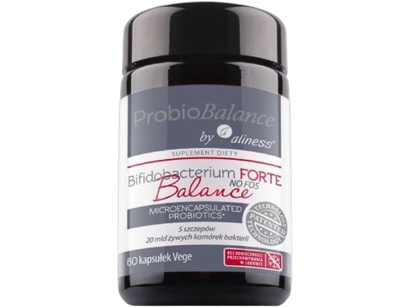 Aliness ProbioBalance bifidobacterium forte balance NO FOSS, kapsułki, 60 kaps.