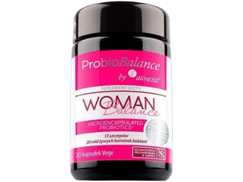 Aliness ProbioBalance Woman balance probiotyk, kapsułki, 30 kaps.