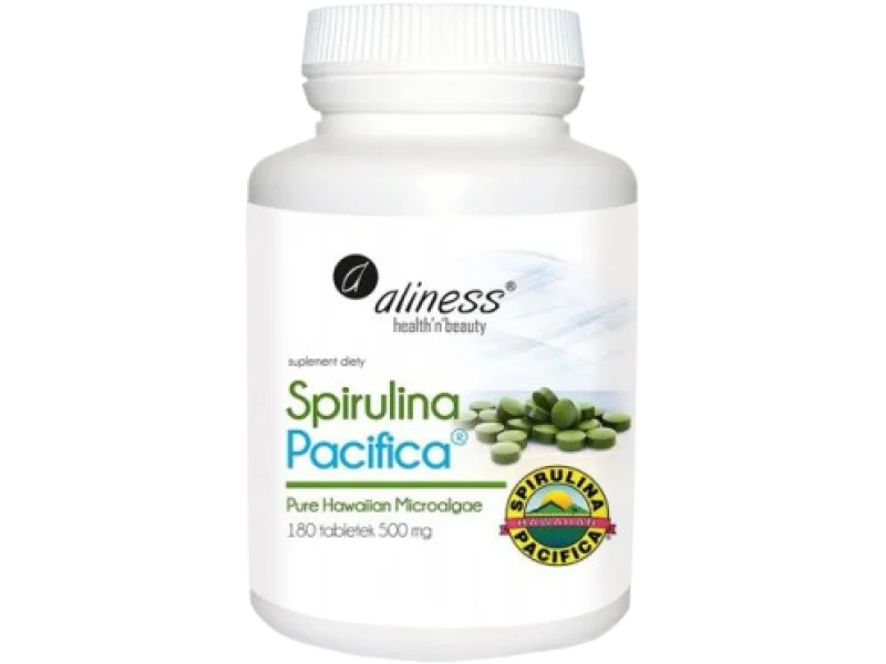 ALINESS Spirulina Hawajska Pacyfica®, tabletki, 500 mg, 180 tabl.