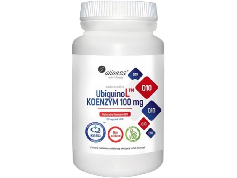 Aliness Ubiquinol naturalny koenzym Q10, kapsułki miękkie, 100 mg, 60 kaps.