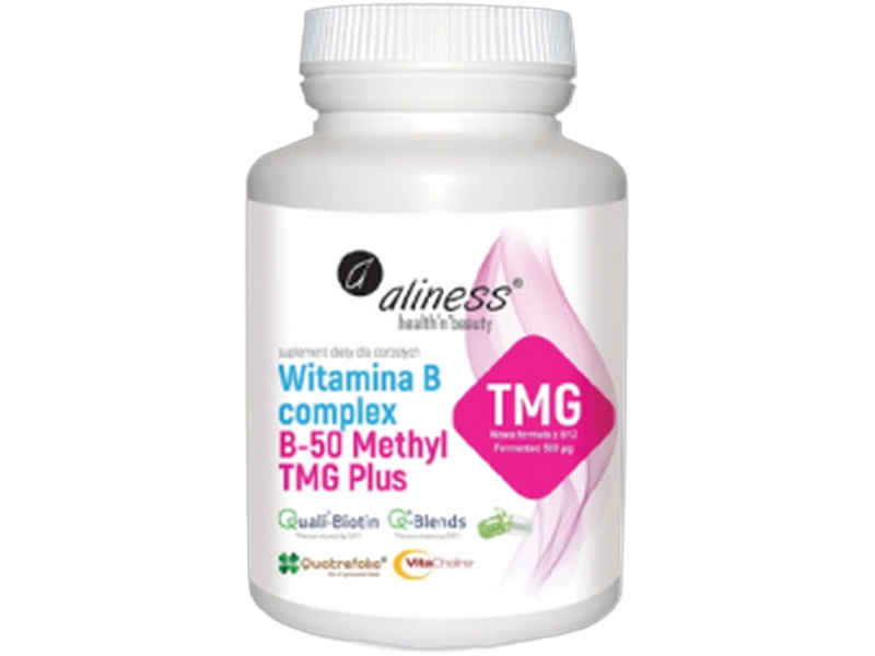 Aliness Witamina B Complex B-50 Methyl, kapsułki, 100 kaps.