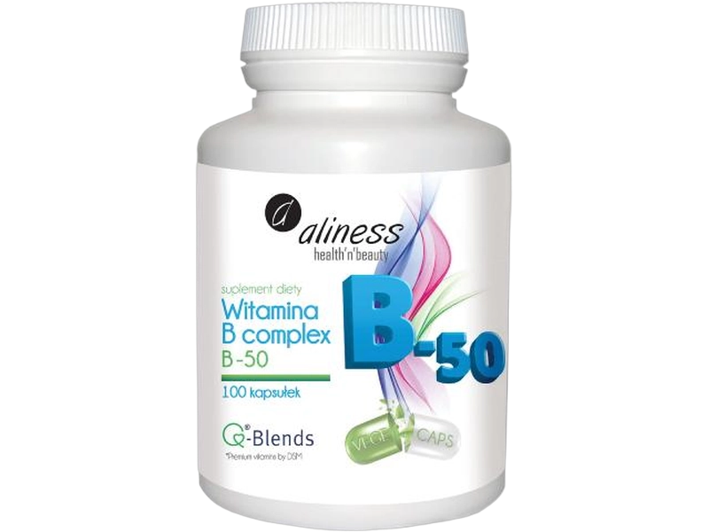 Aliness Witamina B50 Complex B-50 kompleks, kapsułki, 100 kaps.