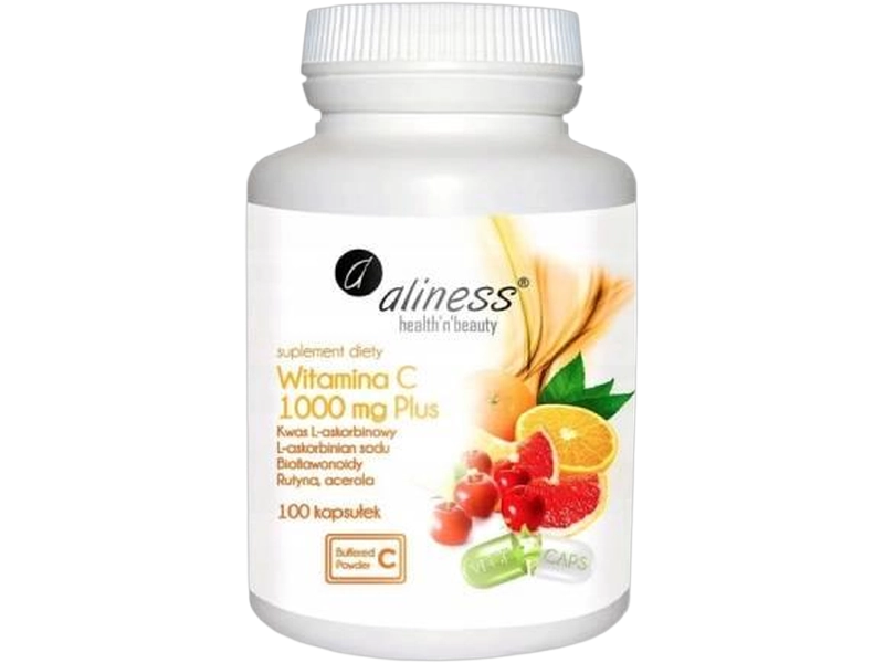 Aliness Witamina C Plus, kapsułki, 1000 mg, 100 kaps.
