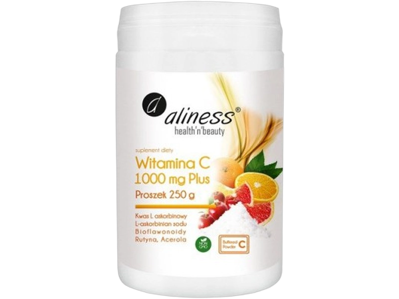 Aliness Witamina C plus, proszek, 1000 mg, 250 g