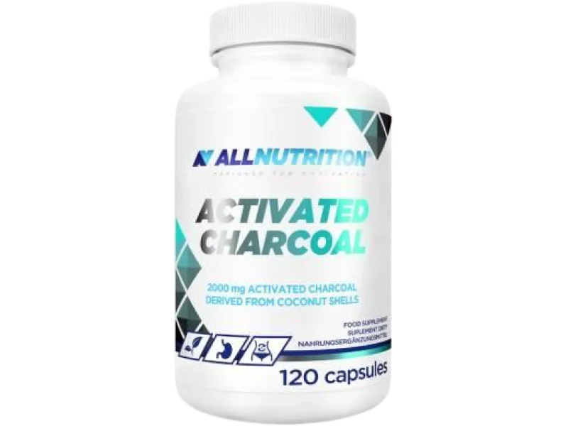 Allnutrition Activated Charcoal, kapsułki, 120 kaps.