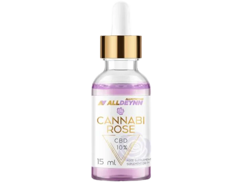 ALLNUTRITION ALLDEYNN Cannabi Rose 10%, płyn, 10%, 15 ml