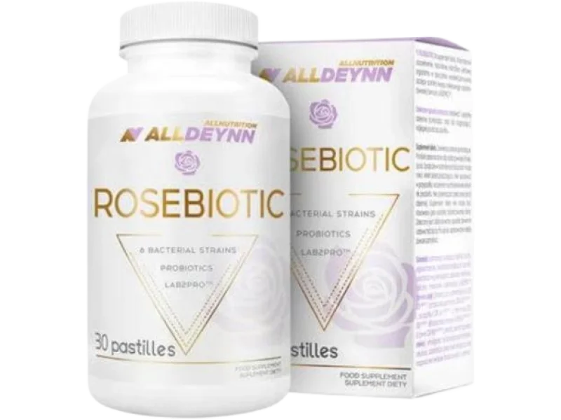 ALLNUTRITION ALLDEYNN ROSEBIOTIC, pastylki do ssania, 30 pastylki