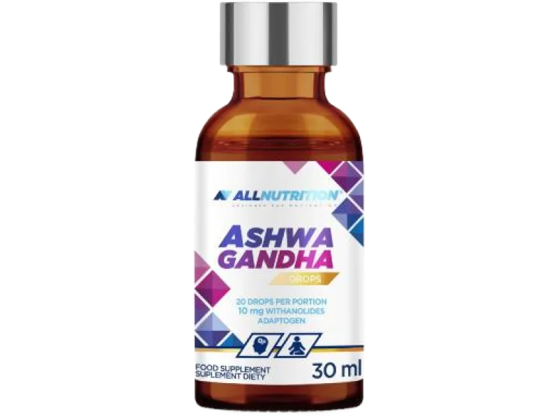Allnutrition Ashwagandha Drops, krople, 100 mg, 30 ml