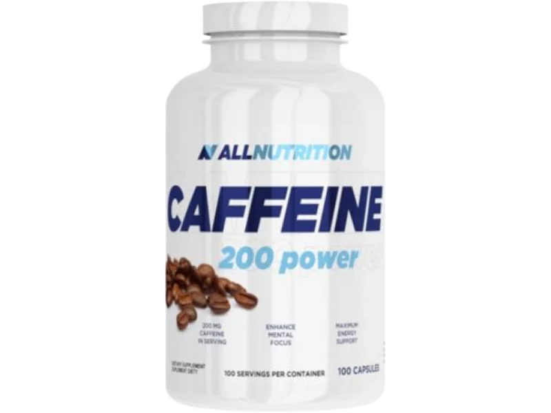 ALLNUTRITION Caffeine Power, kapsułki, 200 mg, 100 kaps.