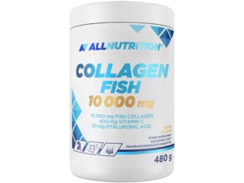 ALLNUTRITION COLLAGEN FISH 10 000mg smak mango, proszek, 480 g