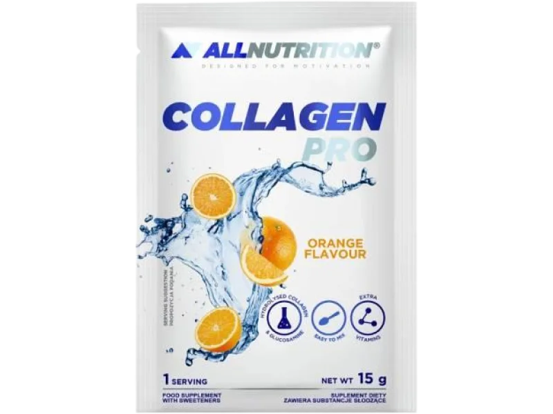 ALLNUTRITION Collagen PRO Orange Flavour, proszek, 15 g