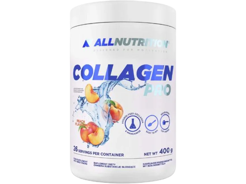 ALLNUTRITION Collagen PRO Peach Flavour, proszek, 400 g