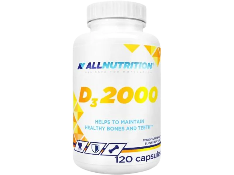Allnutrition D3 2000, kapsułki, 50 µg, 120 kaps.