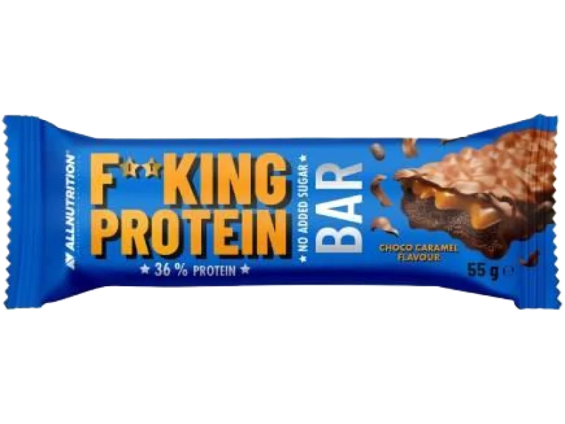 Allnutrition Fitking Delicious Protein Bar o smaku czekoladowo-karmelowym, baton, 55 g