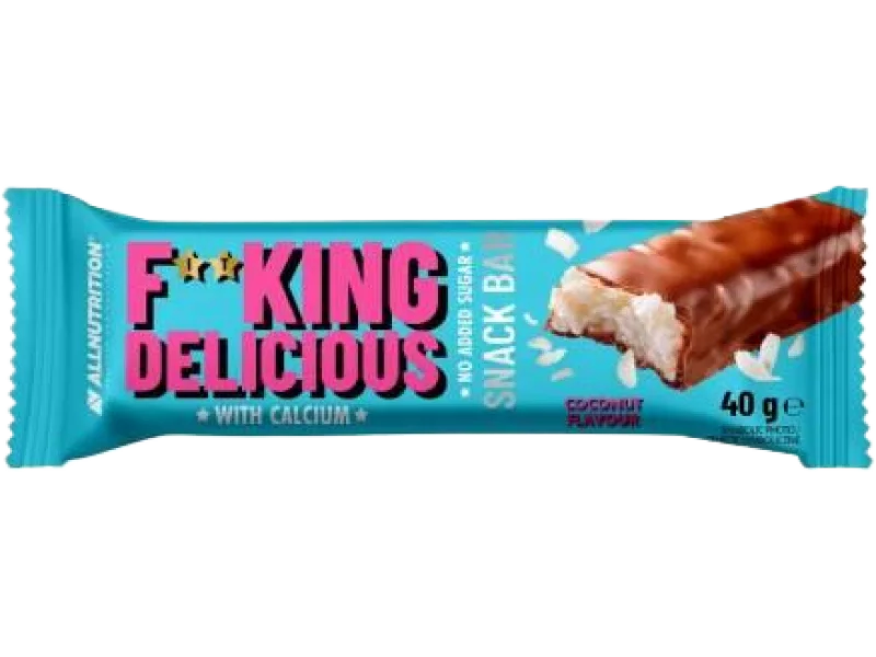 Allnutrition Fitking Delicious Snack Baton kokosowy w czekoladzie mlecznej, 40 g