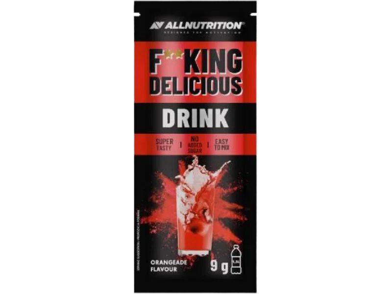 Allnutrition Fitking Drink Orange Flavour Oranżada, proszek, 9 g