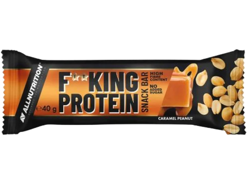 ALLNUTRITION Fitking Protein Snack Bar Caramel Peanut, baton, 40 g