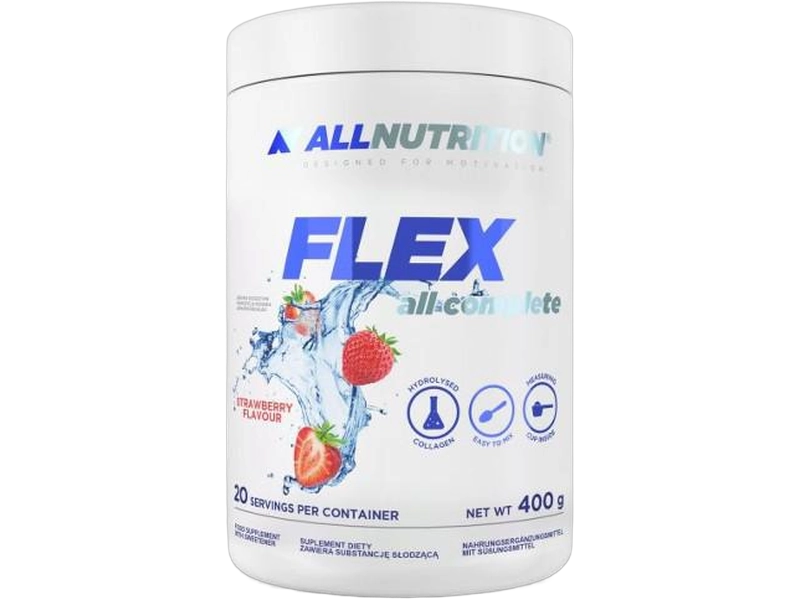 Allnutrition Flex All Complete, smak truskawkowy, proszek, 400 g