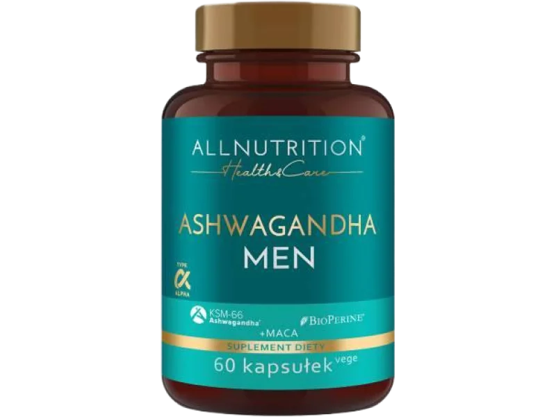 ALLNUTRITION Health & Care Ashwagandha Men, kapsułki, 60 kaps.