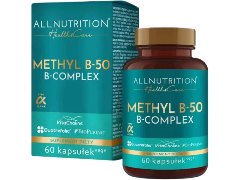 ALLNUTRITION Health & Care Methyl B-50 B-Complex, kapsułki, 60 kaps.