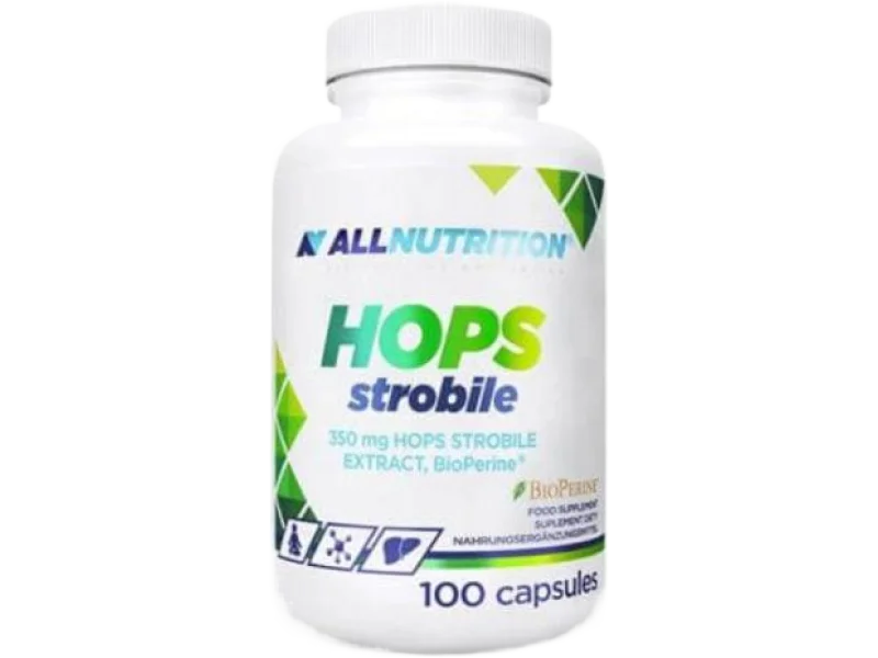 ALLNUTRITION Hops Strobile, kapsułki, 100 kaps.