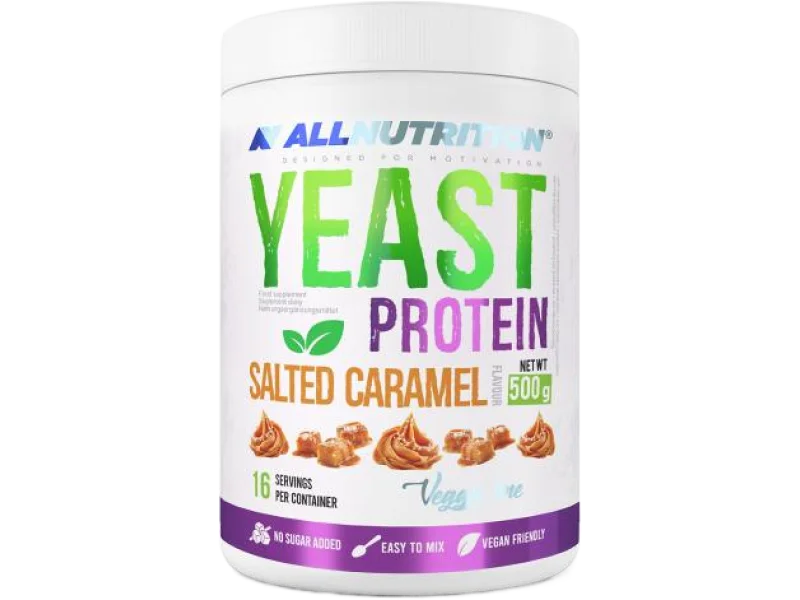 ALLNUTRITION Yeast Protein słony karmel, proszek, 95 g/100 g, 500 g