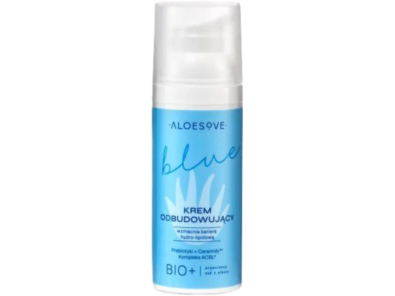 ALOESOVE Blue Krem odbudowujący do twarzy, 50 ml