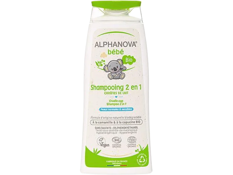 ALPHANOVA BEBE delikatny szampon do włosów, 200 ml