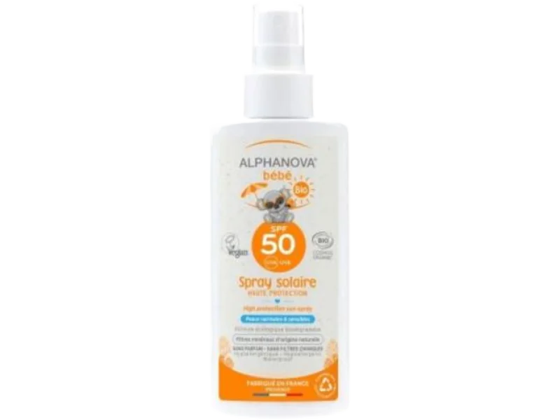 Alphanova Bebe Sun przeciwsłoneczny SPF 50, spray, 125 ml